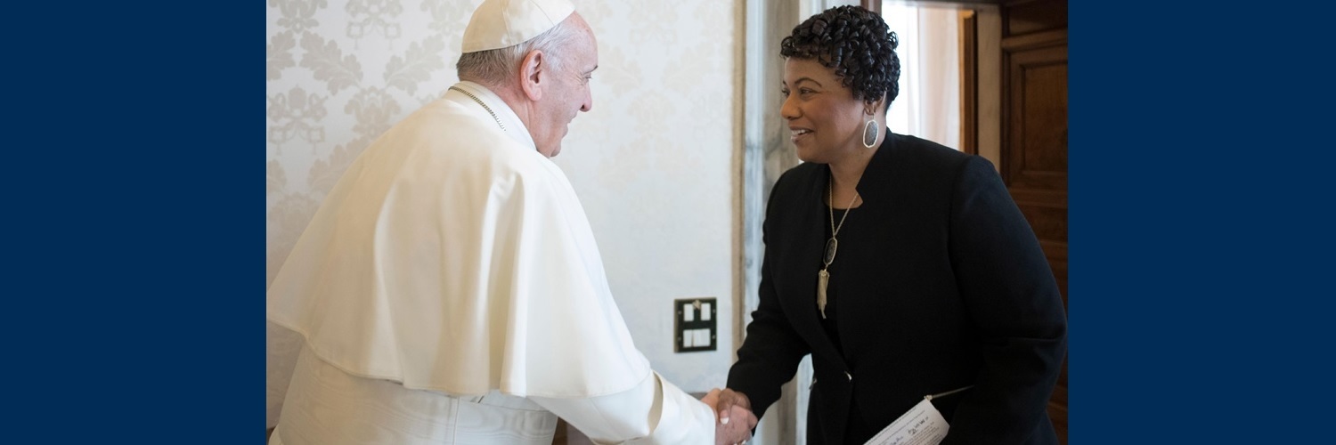 Estados Unidos El Papa Recibió A Bernice Albertine Hija De Martin Luther King Revista Mensaje 